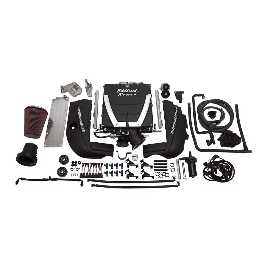 Edelbrock 15400, Universal Supercharger for LS3/L92 Swap w/Corvette Offset - No Tune