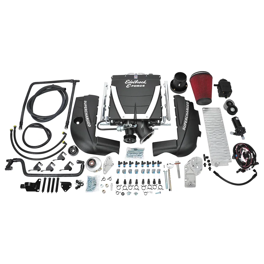 Edelbrock 15420, E-Force Universal Supercharger for LS3/L92 w/1998-02 Camaro Offset