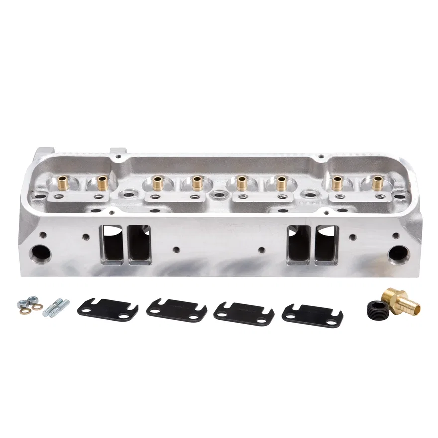 Edelbrock 60589, RPM Pontiac Cylinder Head 72cc Bare