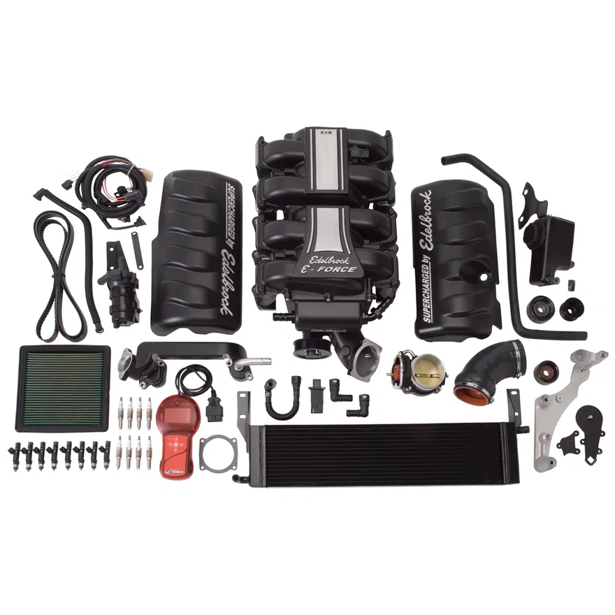Edelbrock 1580, E-Force Supercharger for 2005-09 Mustang GT 4.6L 3V - Stage 1