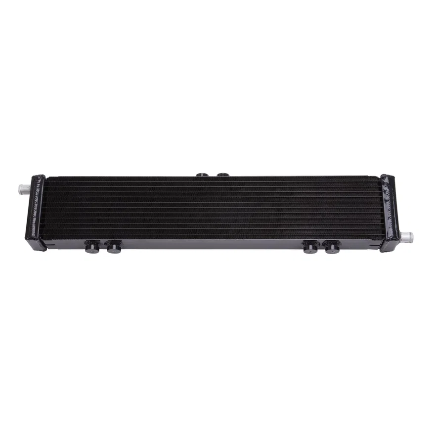Edelbrock 15406, Single Pass/Two Row Universal Heat Exchanger (26.5"W/5"H/2.62"D) 22,000 BTU
