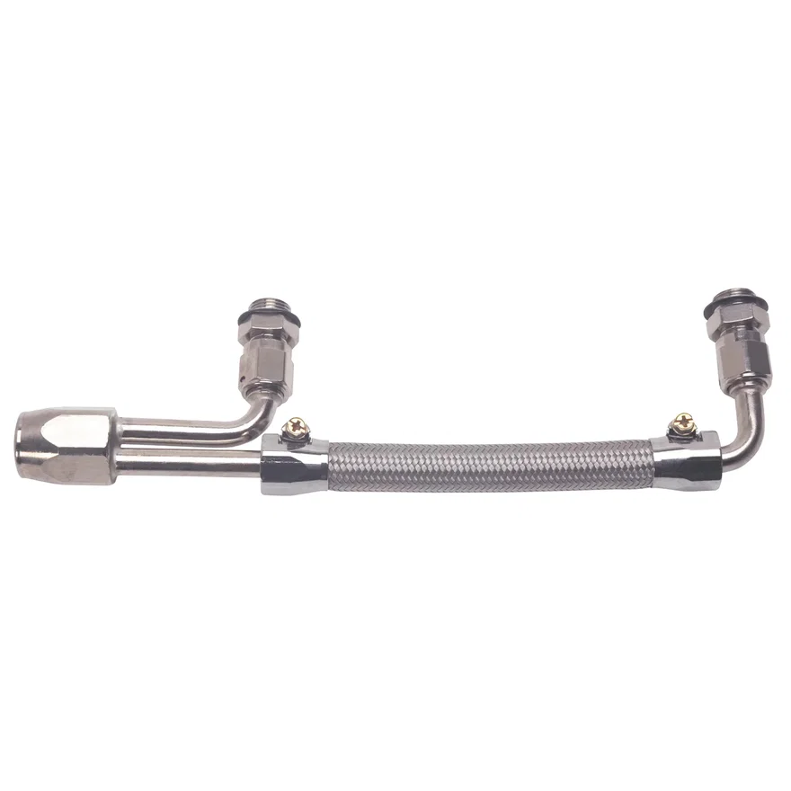 Edelbrock 8091, Dual-Quad Fuel Hose Kit #8091 Endura Finish