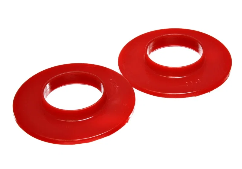 Energy Suspension 9.6116R, Universal 2 3/16in ID 4 9/16in OD 5/8in H Red Coil Spring Isolators (2 per set)