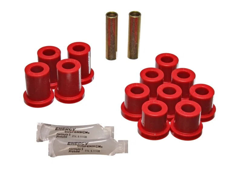 Energy Suspension 3.2119R, 56-57 Chevy Bel Air Rear Leaf Spring Bushing Set