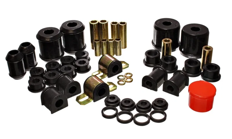 Energy Suspension 5.18110G, 00-1/01 Mitsubishi Eclipse FWD Black Hyper-flex Master Bushing Set