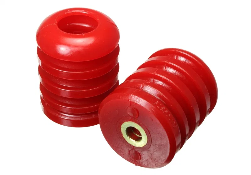 Energy Suspension 9.9178R, Universal Red Bump Stop - Progressive Rate Design