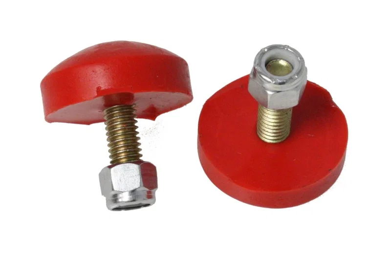 Energy Suspension 9.9121R, Lw Profile Button Head Snubber - Red