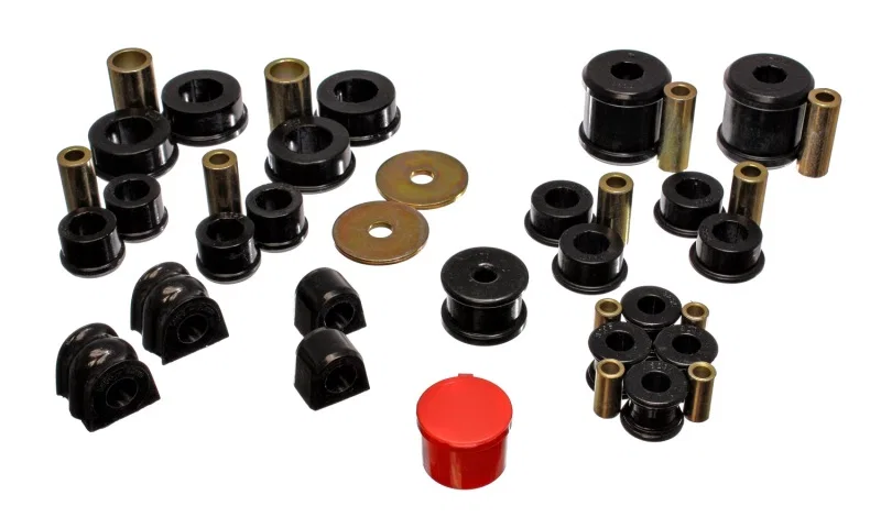 Energy Suspension 19.18101G, 02-06 Subaru Impreza/WRX Black Hyper-Flex Master Bushing Set
