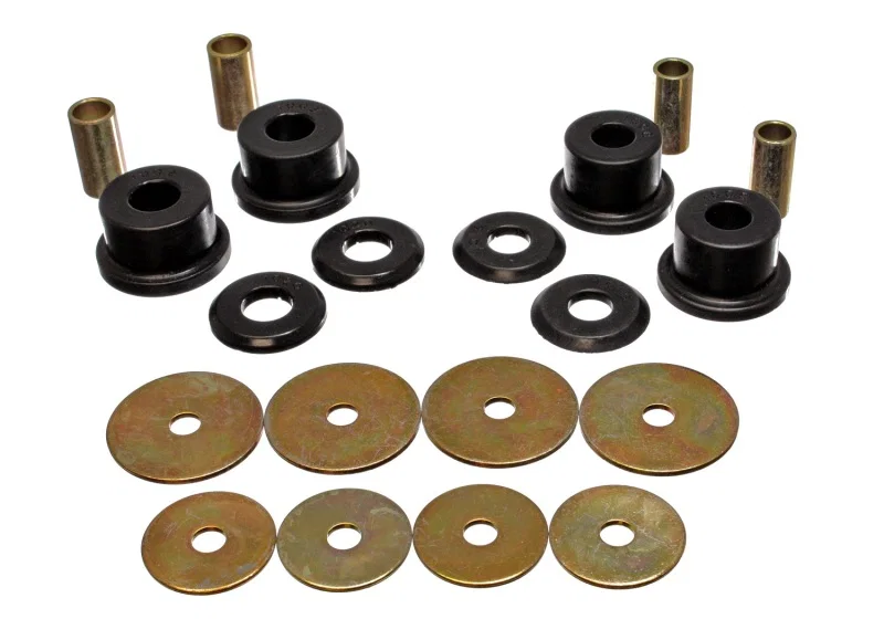 Energy Suspension 5.4105G, 90-94 Mitsubishi Eclipse AWD Black Sub-Frame Bushing Set