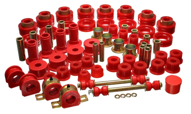 Energy Suspension 5.18109R, 94-01 Dodge Ram 1500 2WD / 94-02 Ram 2500/3500 2WD Red Hyper-flex Master Bushing S