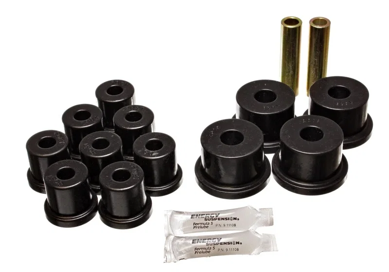 Energy Suspension 4.2123G, Ford Rear Leaf Spring Bushings - Black