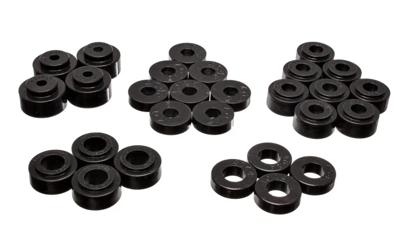 Energy Suspension 3.4114G, GM Body Mount Set - Black for Chevrolet Chevelle