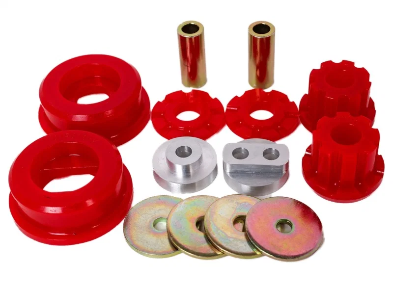 Energy Suspension 8.1107R, 01-05 Lexus IS300 Rear Differential Bushing Set - Red