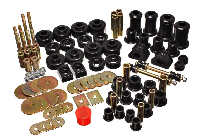 Energy Suspension 4.18123G, F-150/F-250 4WD Black Hyper-flex Master Bushing Set for Ford