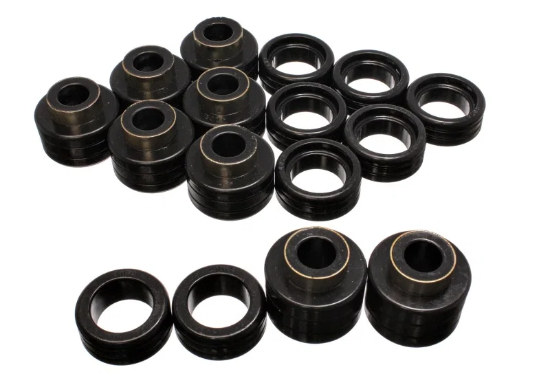 Energy Suspension 3.4122G, Chevy Xtra Cab 2&4Wd Body Mts - Black