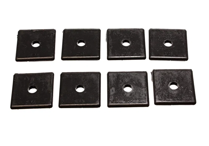 Energy Suspension 9.9533G, Pad - Med - 2in SQ x 7/16in ID x 1/4in H - Black