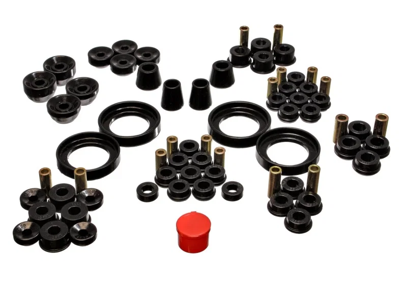 Energy Suspension 16.18106G, 92-96 Honda Prelude Black Hyper-Flex Master Bushing Set