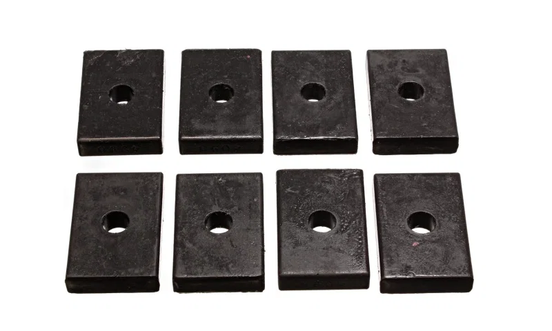 Energy Suspension 9.9536G, Pad - Firm - 2-7/16in L x 1-5/8in W x 15/32 ID x 1/2in H - Black