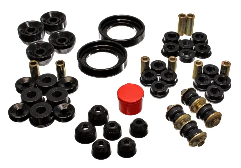 Energy Suspension 16.18108G, 90-93 Honda Accord/Odyssey Black Hyper-Flex Master Bushing Set