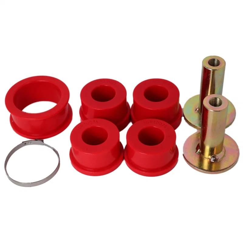 Energy Suspension 3.10103R, 07-13 Chevrolet Silverado 1500 Front Rack and Pinion Bushing Set - Red