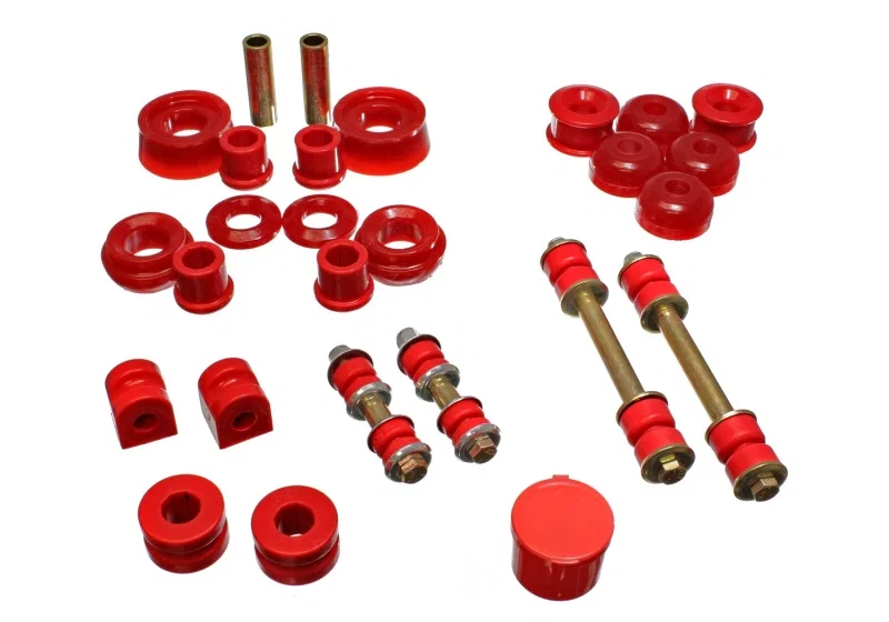 Energy Suspension 5.18111R, 00-05 Dodge Neon FWD Red Hyper-flex Master Bushing Set