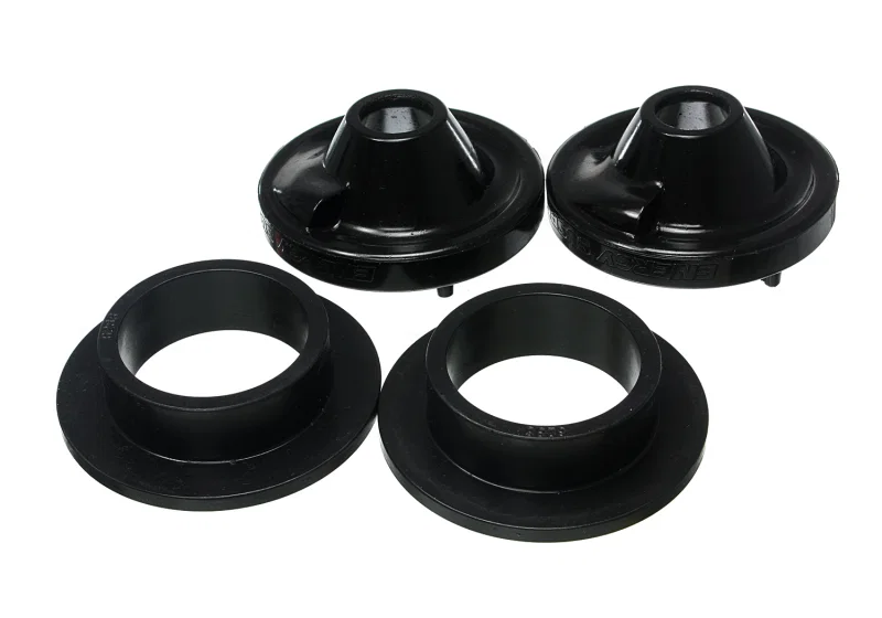 Energy Suspension 2.6117G, Rear Spring Isolator Set - Black for Jeep Wrangler