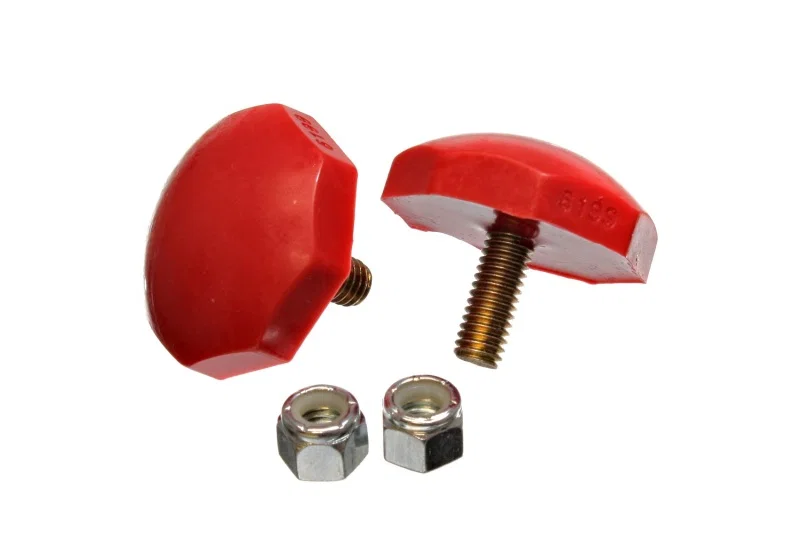 Energy Suspension 9.9158R, Octagon Bump Stop Set - Red