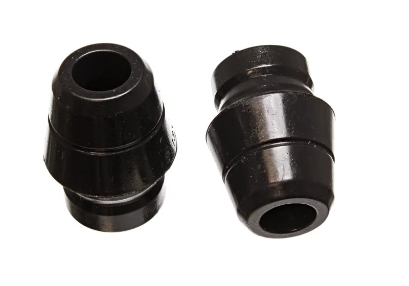 Energy Suspension 2.9101G, 97-06 Jeep Wrangler YJ/TJ Black Front Bump Stop Set (Set of 2)