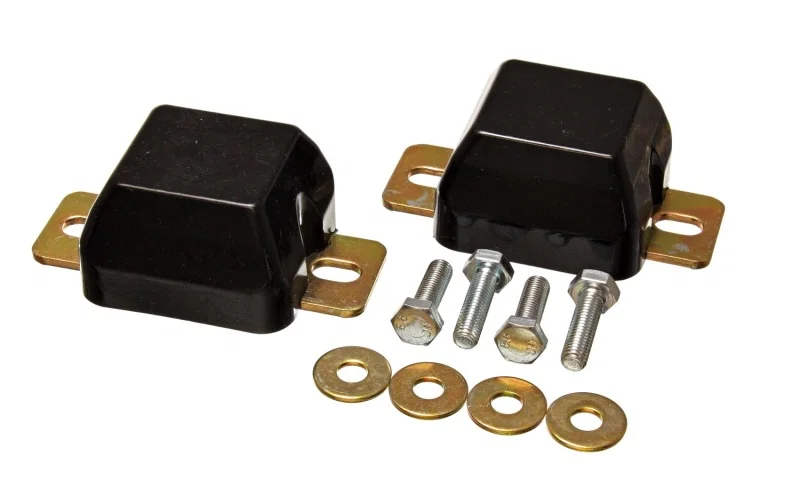 Energy Suspension 5.9104G, Rear Axle Bump Stop Set - Black for Dodge