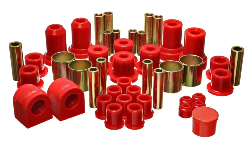 Energy Suspension 4.18125R, 04-06 Ford F150 Pickup 2WD Red Hyper-flex Master Bushing Set