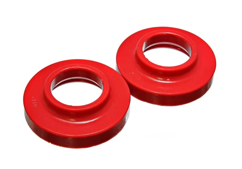 Energy Suspension 2.6101R, Front. Spring Pad Set Jeep Tj - Red