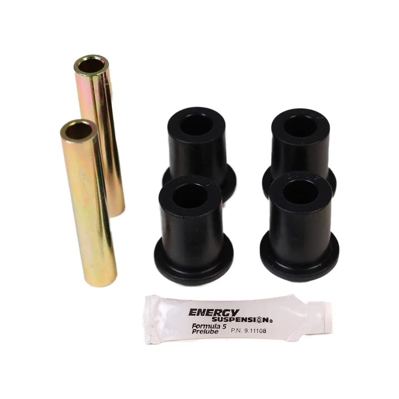 Energy Suspension 9.2109G, Universal Bushing 1.25 Id Eye/3.50Lg. 7/16 Bolt Fabr Flange Style - Black