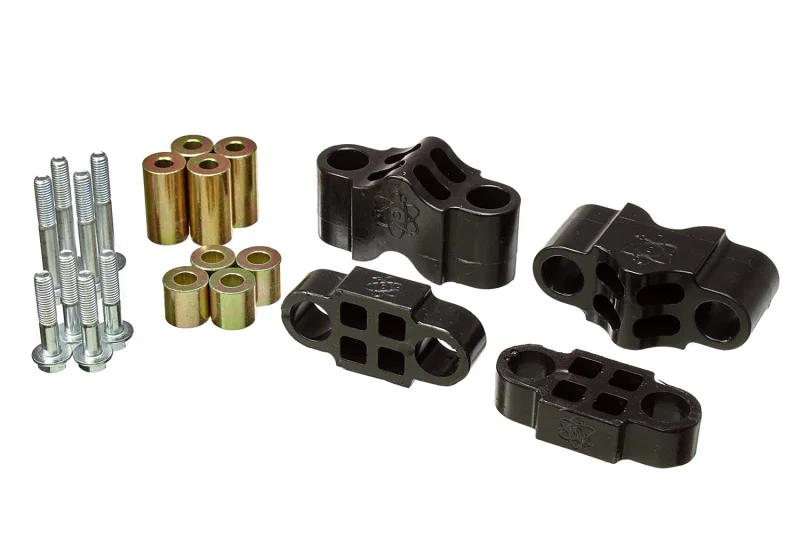 Energy Suspension 2.9109G, Sway Bar Spacer Set - Black for Jeep Wrangler