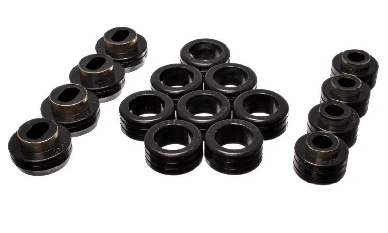 Energy Suspension 3.4131G, S10 Body Mount Set - Black
