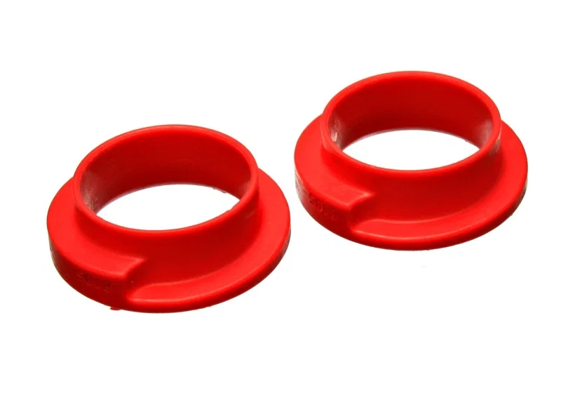 Energy Suspension 9.6115R, Universal 2-3/16in ID 3in OD 1in H Red Coil Spring Isolators (2 per set)