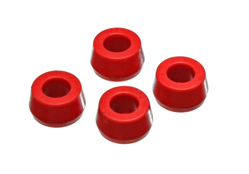 Energy Suspension 9.8142R, Shock Bushing Set - Red