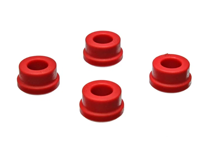 Energy Suspension 9.8147R, Shock Bushing Set - Red
