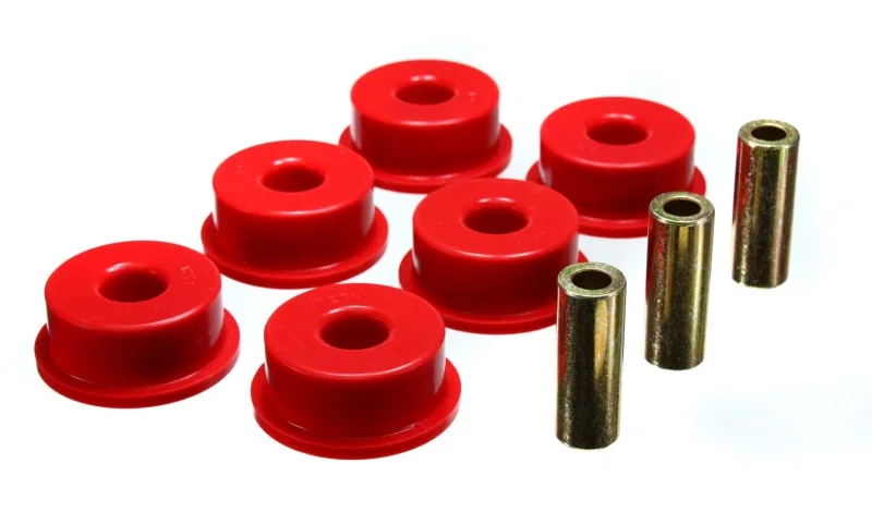 Energy Suspension 3.1153R, 10 Chevy Camaro Red Rear Differential Carrier Bushing Set