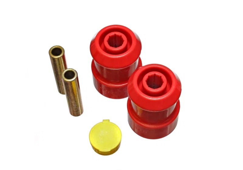 Energy Suspension 15.3119R, 93-99 VW Cabrio/Golf III/GTI/Jetta III Red Rear End Axle Beam Bushing Set