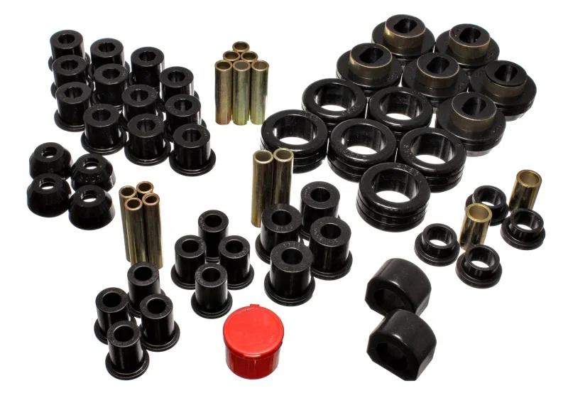 Energy Suspension 3.18102G, 81-87 Chevy/GMC 4WD (W/ Stock Front Springs) Black Hyper-flex Master Bushing Set