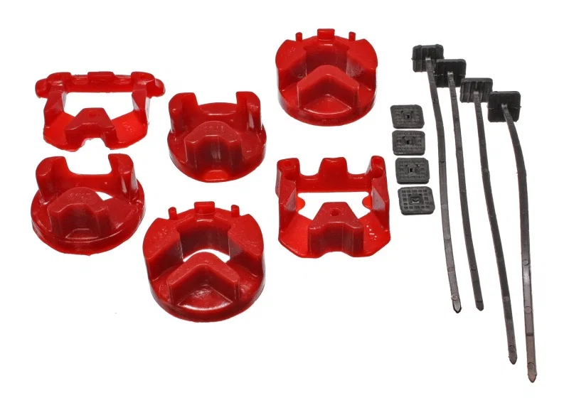 Energy Suspension 5.1107R, 95-99 Chrysler Neon Red Motor & Transmission Mount Inserts