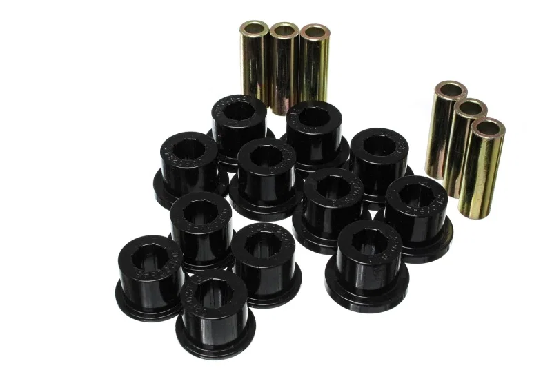 Energy Suspension 8.2116G, Rear Leaf Spring Bushings - Black for Toyota Tacoma