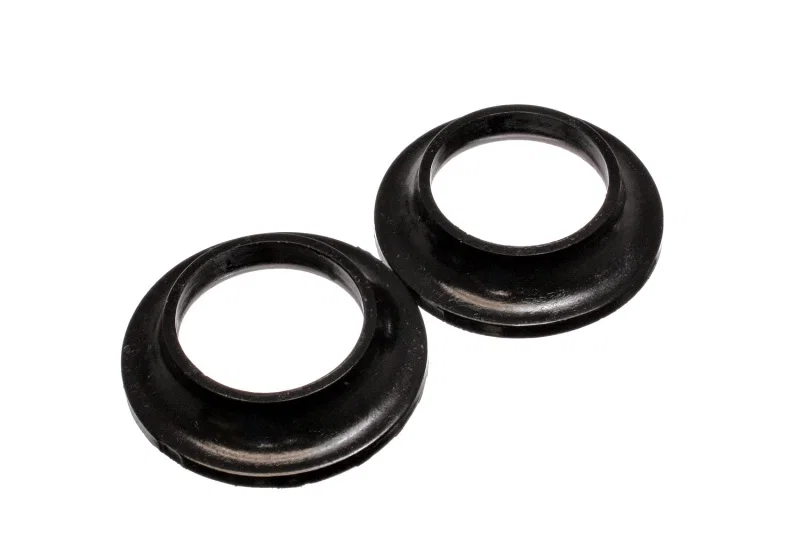 Energy Suspension 3.6110G, 91-96 Chevrolet Full Size Black Rear Upper Coil Spring Isolators