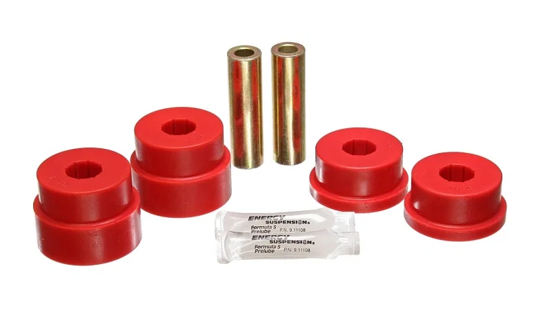 Energy Suspension 8.3124R, Red Rear Trailing Arm Bushing Set for 2005-2006 Scion xB