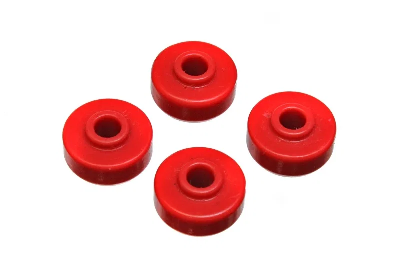 Energy Suspension 9.8126R, Universal Red Shock Bushing Set for Saab 9000