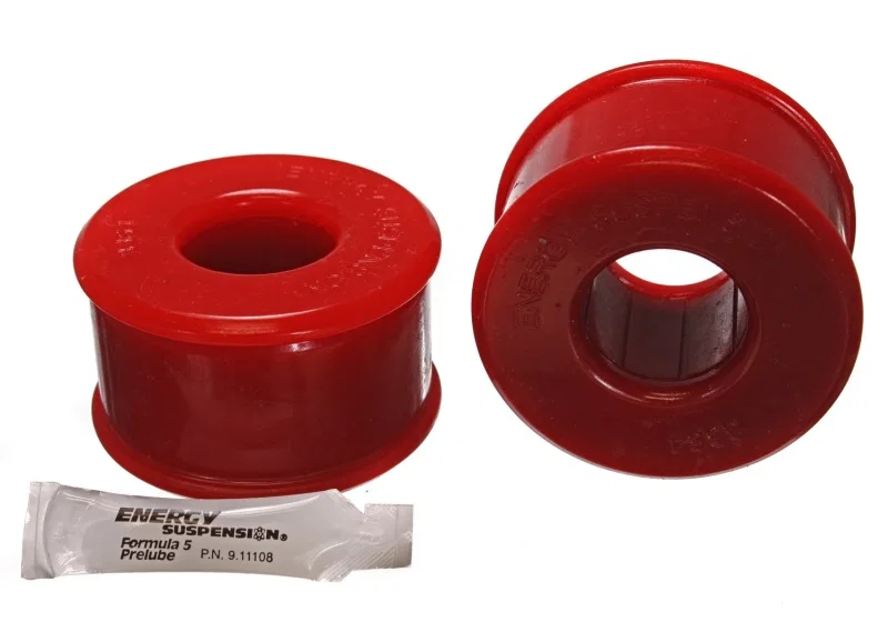 Energy Suspension 16.7107R, 90-93 Acura Integra Red Rear Trailing Arm Bushing Set (Must reuse all metal parts)