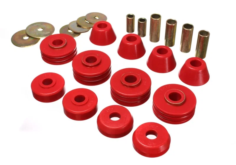 Energy Suspension 3.4108R, GM Cab Mount Set - Red