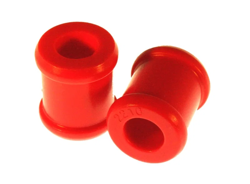 Energy Suspension 9.8140R, Universal Red Shock Bushing Set - Fits Std Straight Eyes 3/4in ID x 1-1/16in OD