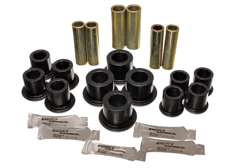 Energy Suspension 4.2150G, 97-03 Ford F100/F150/F250 2WD Black Rear Leaf Spring Bushing Set