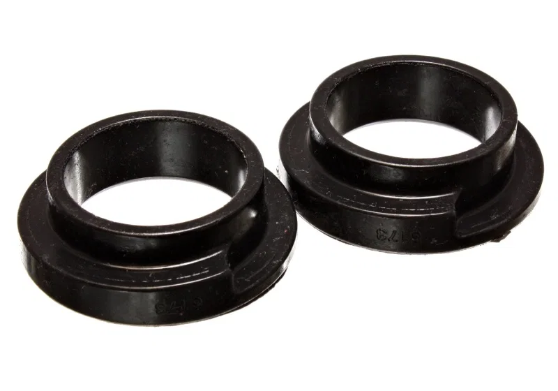 Energy Suspension 9.6119G, Universal 2 1/8in ID 2 1/2in OD 5/8in H Black Coil Spring Isolators (2 per set)